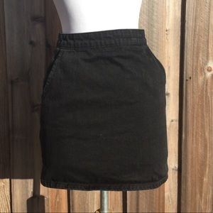 Topshop faded Jean skirt